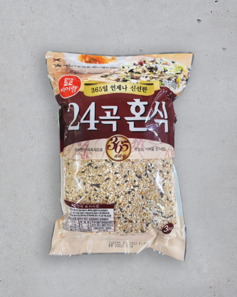 [두보식품] 미이랑 24곡 혼식 잡곡 3kg 유통기한: 2024.07.21